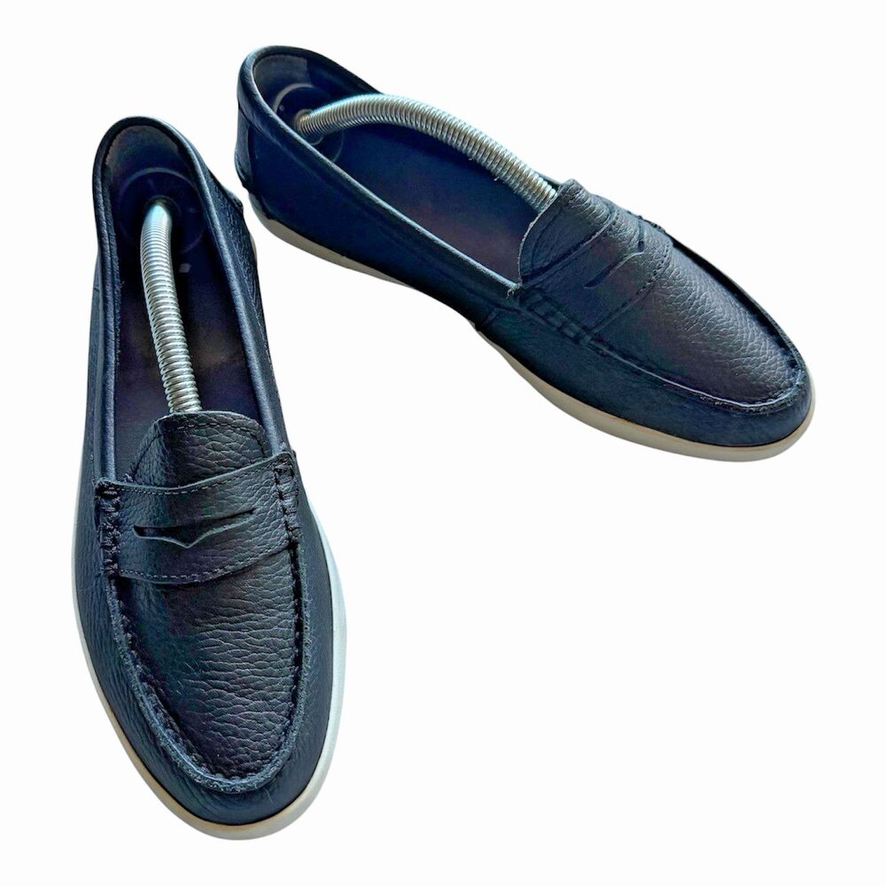 Cole Haan Women's 8 8B Black Nantucket Leather Loafers Shoes Flats D44637